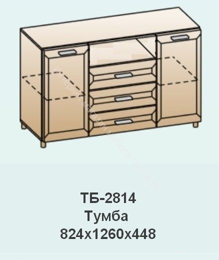 Тумба ТБ-2814 Мелисса