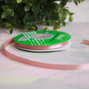 Лента атласная 6 мм, карамель