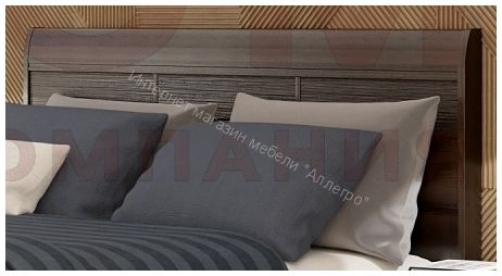 Кровать КР-2861  (1,2х2,0) с  жестким изголовьем Мелисса