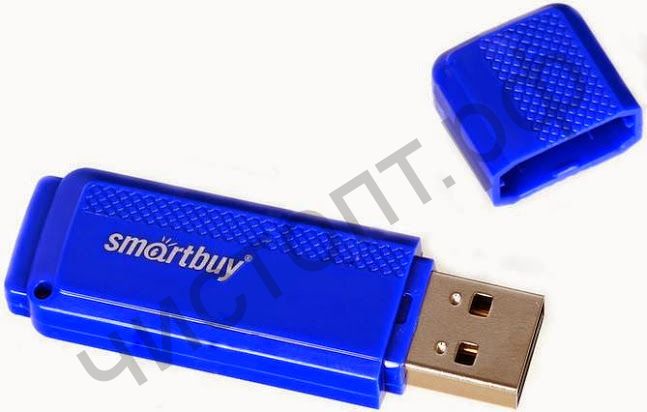 флэш-карта Smartbuy 32GB Dock Blue