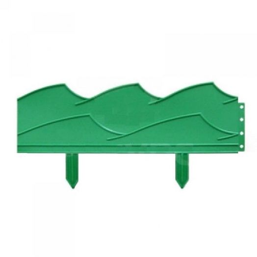 Бордюр для клумб Волна, 14 х 300 см, 7 секций