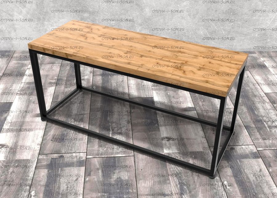 Столик журнальный Лофт 02 (110х42х49)