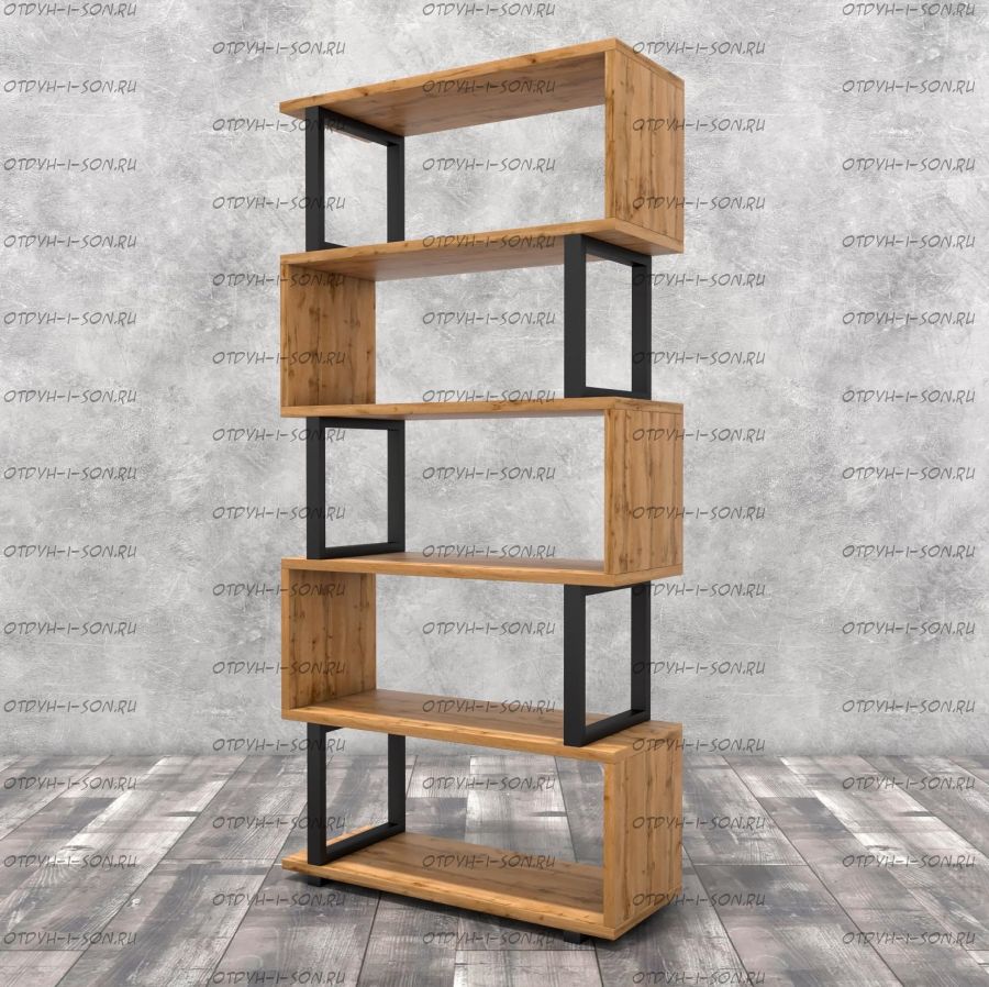 Стеллаж Лофт 90х190-2 (90х35х190)