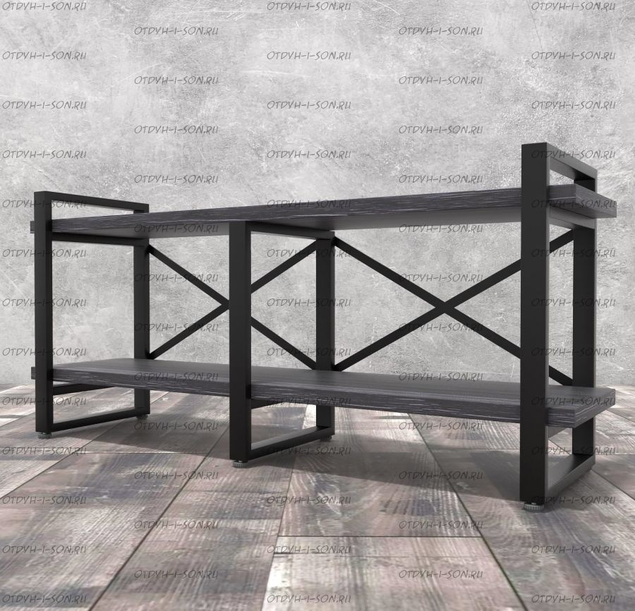 Тумба под ТВ Лофт 120 (128х34х62)