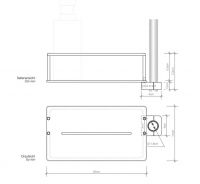 Полка для душа Decor Walther DSK 08483 схема 1