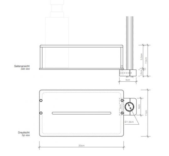 Полка для душа Decor Walther DSK 08483 ФОТО