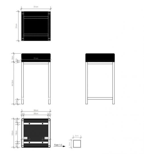 Душевая табуретка Decor Walther DW 05028 ФОТО