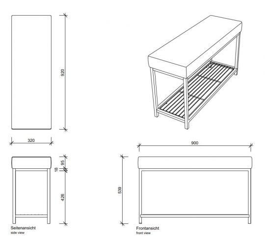 Лавка для душа Decor Walther DW 05033 ФОТО