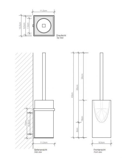 Туалетный ёршик Decor Walther DW 08408 ФОТО