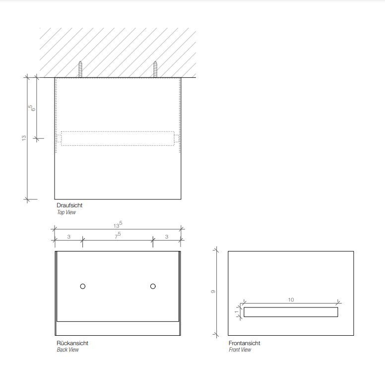 Держатель для туалетной бумаги Decor Walther FB 08417 схема 1