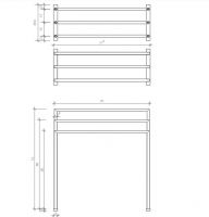 Полотенцедержатель Decor Walther HT 05003 схема 1