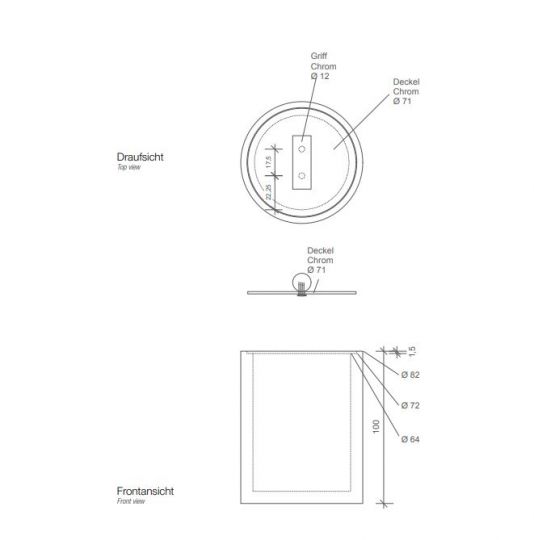 Бокс для ванной комнаты Decor Walther Stone DMD S 09712 ФОТО