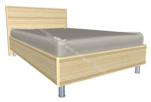 Кровать КР-2003 (1,6*2,0) Карина с жестким изголовьем