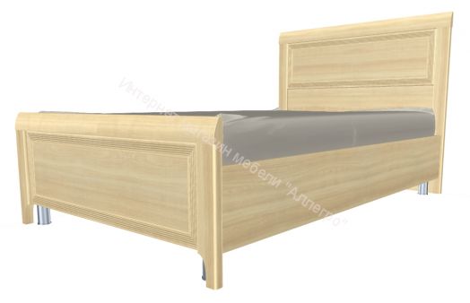 Кровать КР-2022 (1,4*2,0) Карина с жестким изголовьем