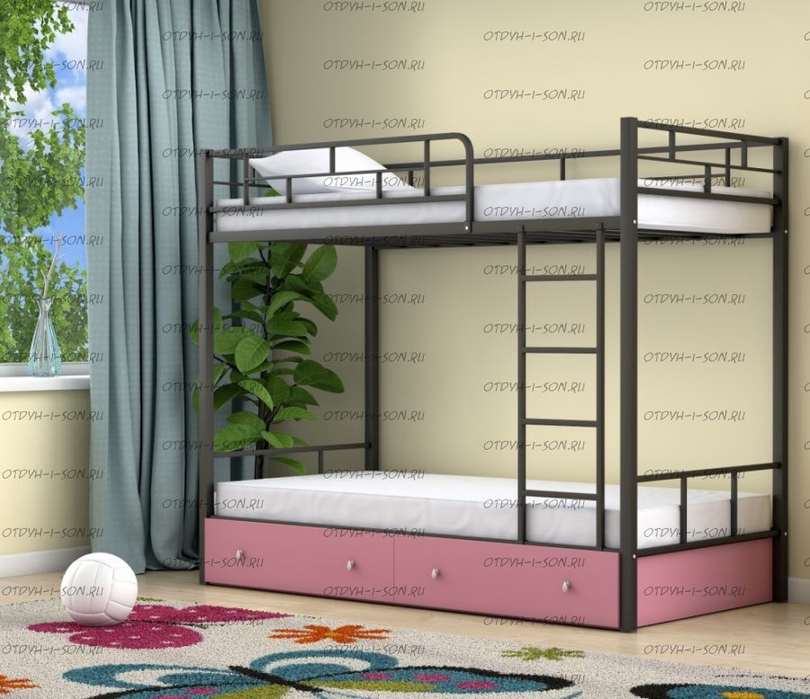 Кровать двухъярусная Ницца +Я Лофт