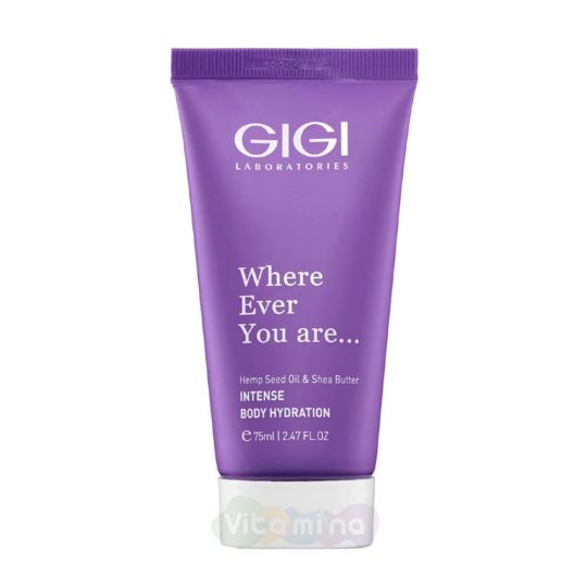 GiGi GAP Крем для тела шелковый с конопляным маслом и Ши Hemp Seed Oil & Shea Butter, 70мл