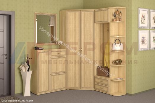 Шкаф ШК-1015 угловой Карина