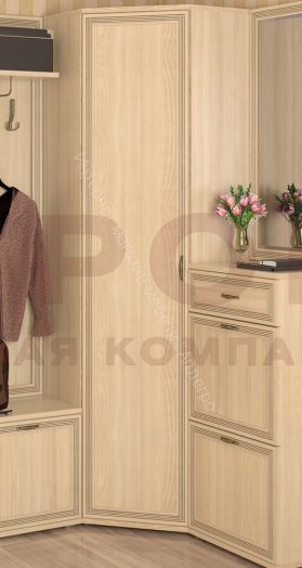 Шкаф ШК-1013 для одежды и белья угловой Карина