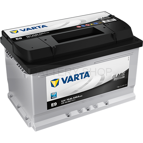 VARTA Black Dynamic 70 Ah 640 A E9 низкий