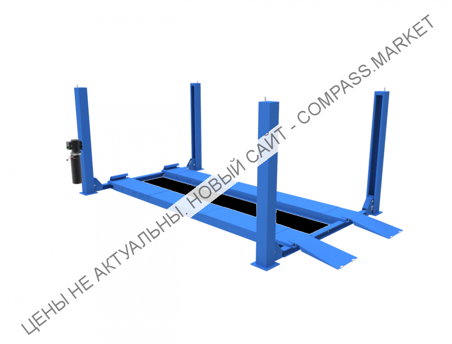 Подъемник 4-х стоечный под сход-развал, TEMP
