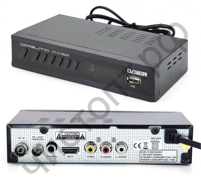Цифровой ресивер DVB-T2/C Орбита OT-DVB29 + HDi плеер поддержка Wi- Fi и цифр. каб. каналы (цифр эфирн. телевид бесплатно) + USB ( диагност.брака > 2 нед. при отсутв. проверка 100р.