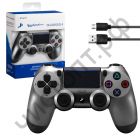 Джойстик для PS4 Dual Shock Wireless серый Беспроводной А (logo)
