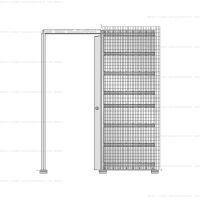 Пенал Eclisse Syntesis Line под штукатурку (полотно 2000/2100 мм)