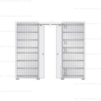 Пенал Eclisse Luce Double под штукатурку (полотно 2000/2100 мм)