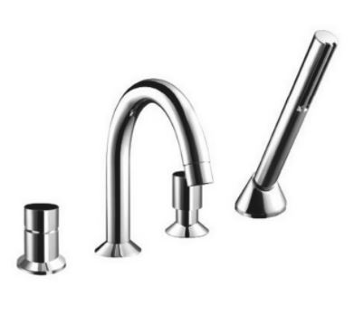 Изображение Смеситель на борт ванны Fantini Nostromo 50 02 1665 с изливом и лейкой