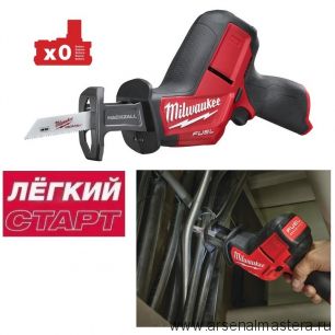 Легкий старт: Сабельная пила аккумуляторная компактная MILWAUKEE M12 FUEL CHZ-0 4933446960