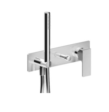 Изображение Однорычажный смеситель для душа скрытого монтажа Fantini Mint 34 02 F084B с лейкой Fit