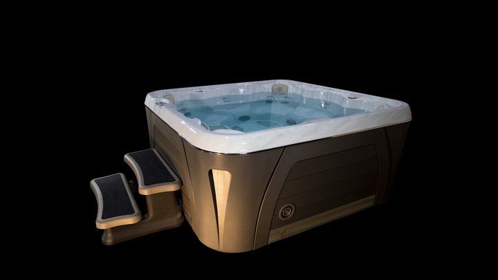 Бассейн с 32 форсунками Hydropool Serenity 6600 203х203 схема 12