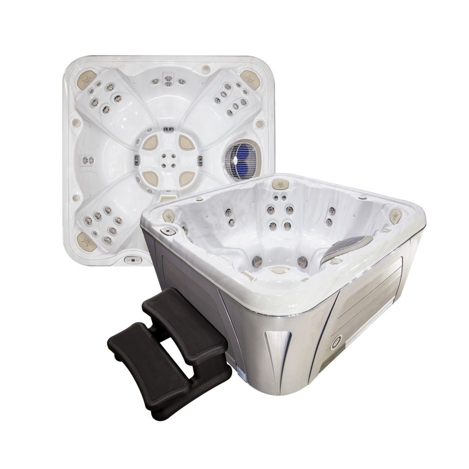 Изображение СПА бассейн на металлическом каркасе Hydropool Serenity 6800 217х217 на шесть человек