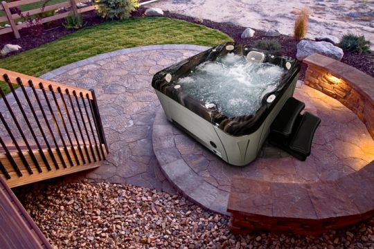 СПА бассейн на металлическом каркасе Hydropool Serenity 6800 217х217 ФОТО