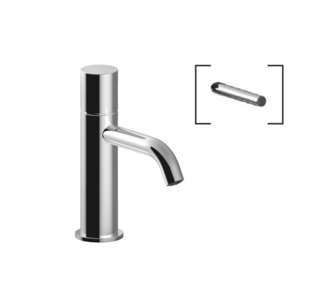 Изображение Смеситель для раковины Fantini Nostromo small 50 02 G904F с донным клапаном