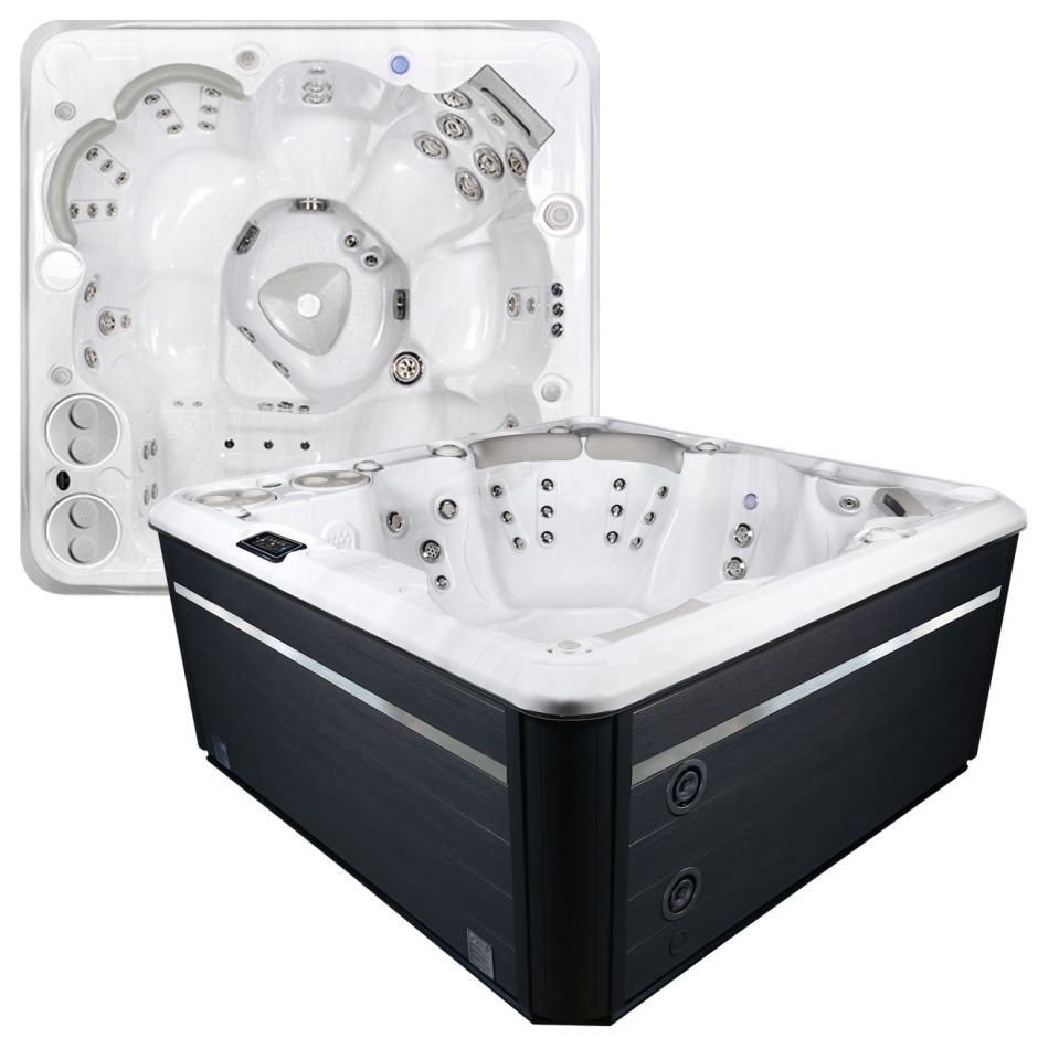 СПА бассейн с гидромассажем Hydropool Self Cleaning 670 Platinum 213х213