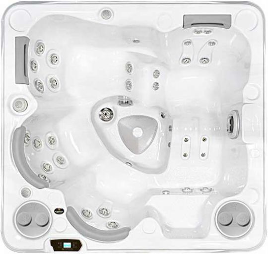 Четырехместный СПА бассейн Hydropool Self Cleaning 495 201х191 схема 11