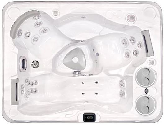 Мини СПА-бассейн с 30 форсунками Hydropool Self Cleaning 395 Gold 216х165 схема 7