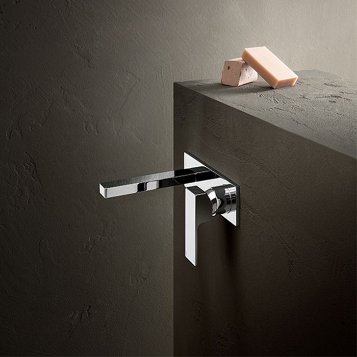 Изображение Встраиваемый смеситель для раковины Fantini Mint 34 02 F813B с планкой