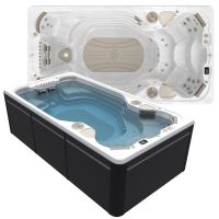 Плавательный СПА бассейн Hydropool Aquatic AquaSport 14AX 442х236 схема 3