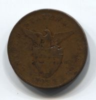 1 сентаво 1933 Филиппины США