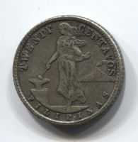 20 сентаво 1944 D Филиппины США