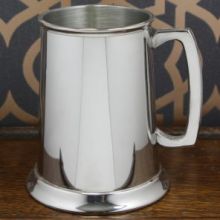 Английская пивная кружка Строгая Классика-простой танкард (пьютер) Plain tankard