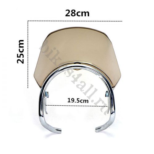 Ветровик круглой фары YBR 125