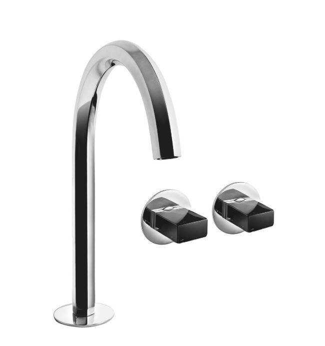 Изображение Встраиваемый смеситель для умывальника Fantini Venezia 29 02 N458SWB с высоким изливом