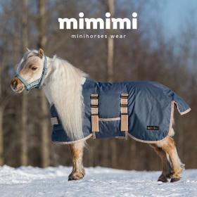 Попона прогулочная minihorse на флисе с клапаном бирюза