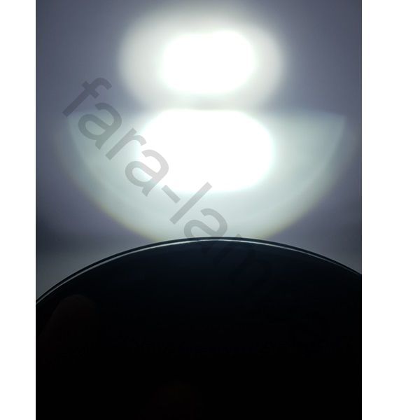 Светодиодные фары Уаз Нива желтый - белый свет