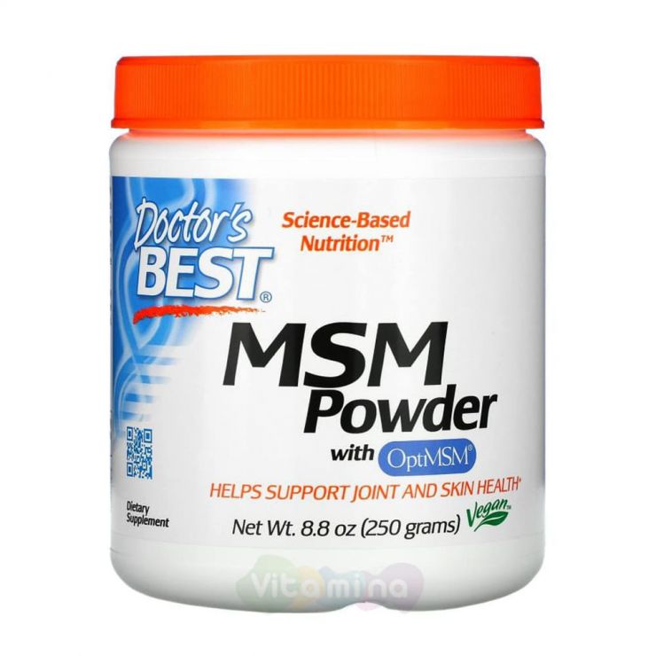 Doctor's Best Порошок МСМ с OptiMSM, 250 гр купить в интернет-магазине ...