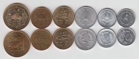 Непал Набор 6 монет UNC