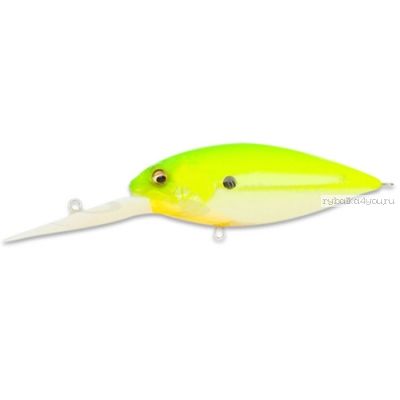 Воблер Megabass Deep-X 300 Power Knocker 75 мм / 21 гр / Заглубление: 4,6 - 5,2 м / цвет: Bone Lime Chart